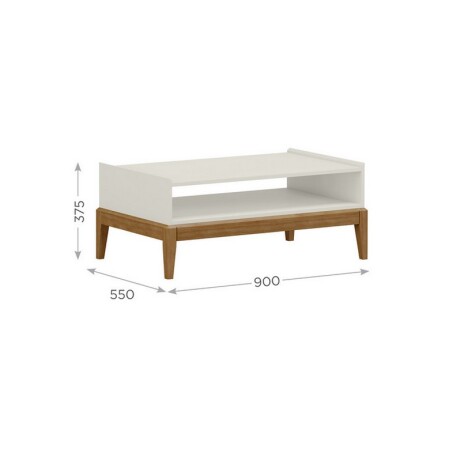 MESA DE LIVING FINESTRA MILAN OFF WHITE /FREIJO MESA DE LIVING FINESTRA MILAN OFF WHITE /FREIJO