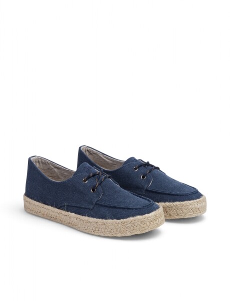ZAPATO NAUTICO CANVAS Piedra