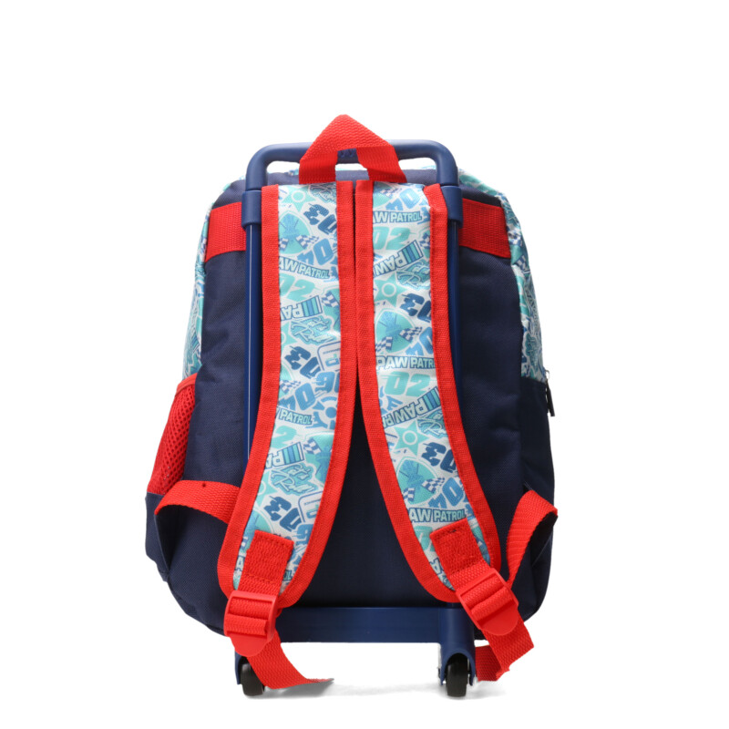 Mochila Disney Paw Patrol Carro Azul - Rojo