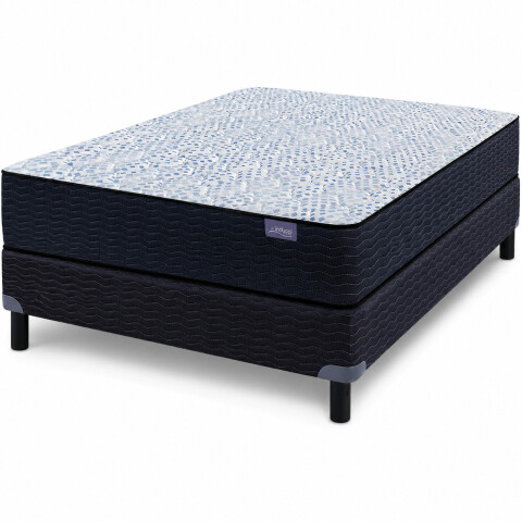 Conjunto sommier y colchón de espuma Inducol Linea Dorada 2 plazas 140x190 Conjunto sommier y colchón de espuma Inducol Linea Dorada 2 plazas 140x190
