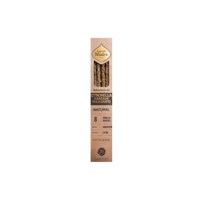 Sahumerio artesanal citronela, naranja y palo santo Sagrada Madre Linea Artesano Citronela Naran