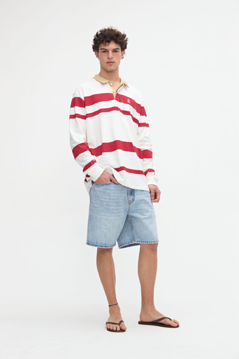 Remera polo Parsons - Off white 