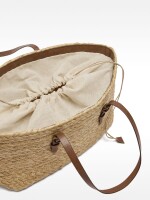 Bolso Shopper De Yute L natural