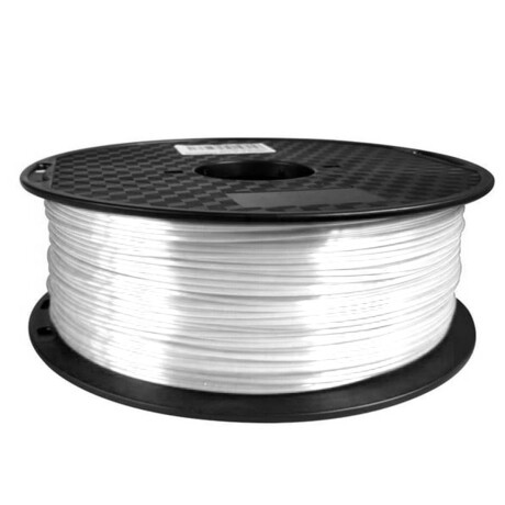 Filamento 3D PETG 1.75mm 1 Kg Para Impresora 3D Blanco