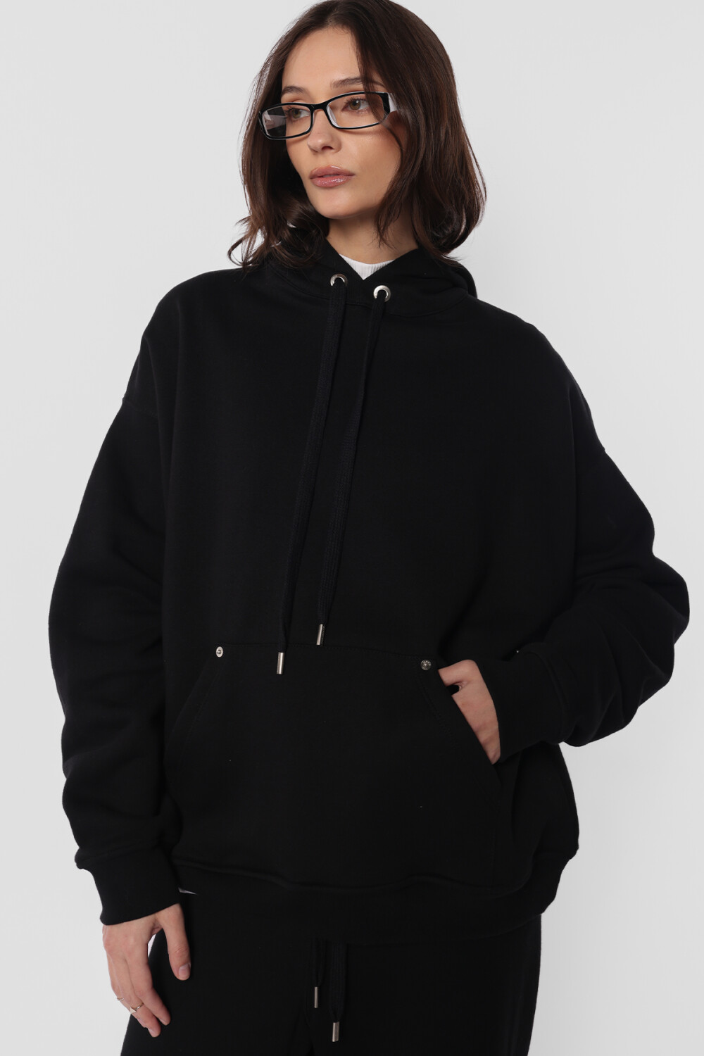 Buzo Oversize Unlit Negro