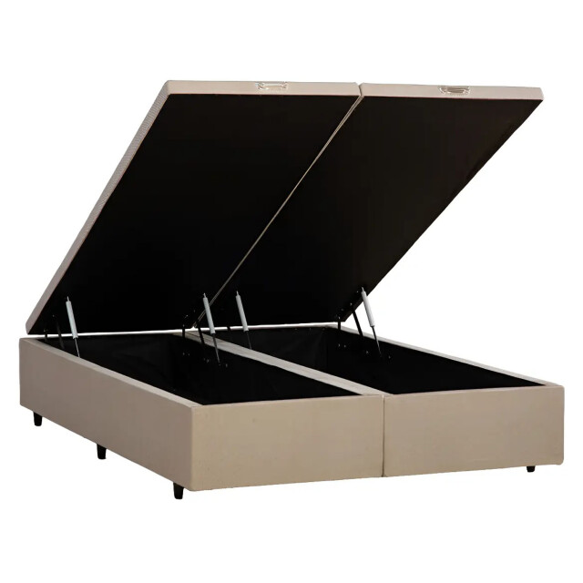 BOX KING SIZE BAÚL BASE DE SOMMIER CAMA Beige