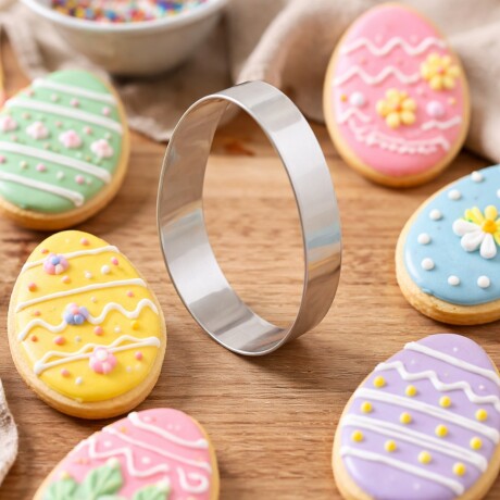 Cortante Huevo Pascua Metalico Cortante Huevo Pascua Metalico