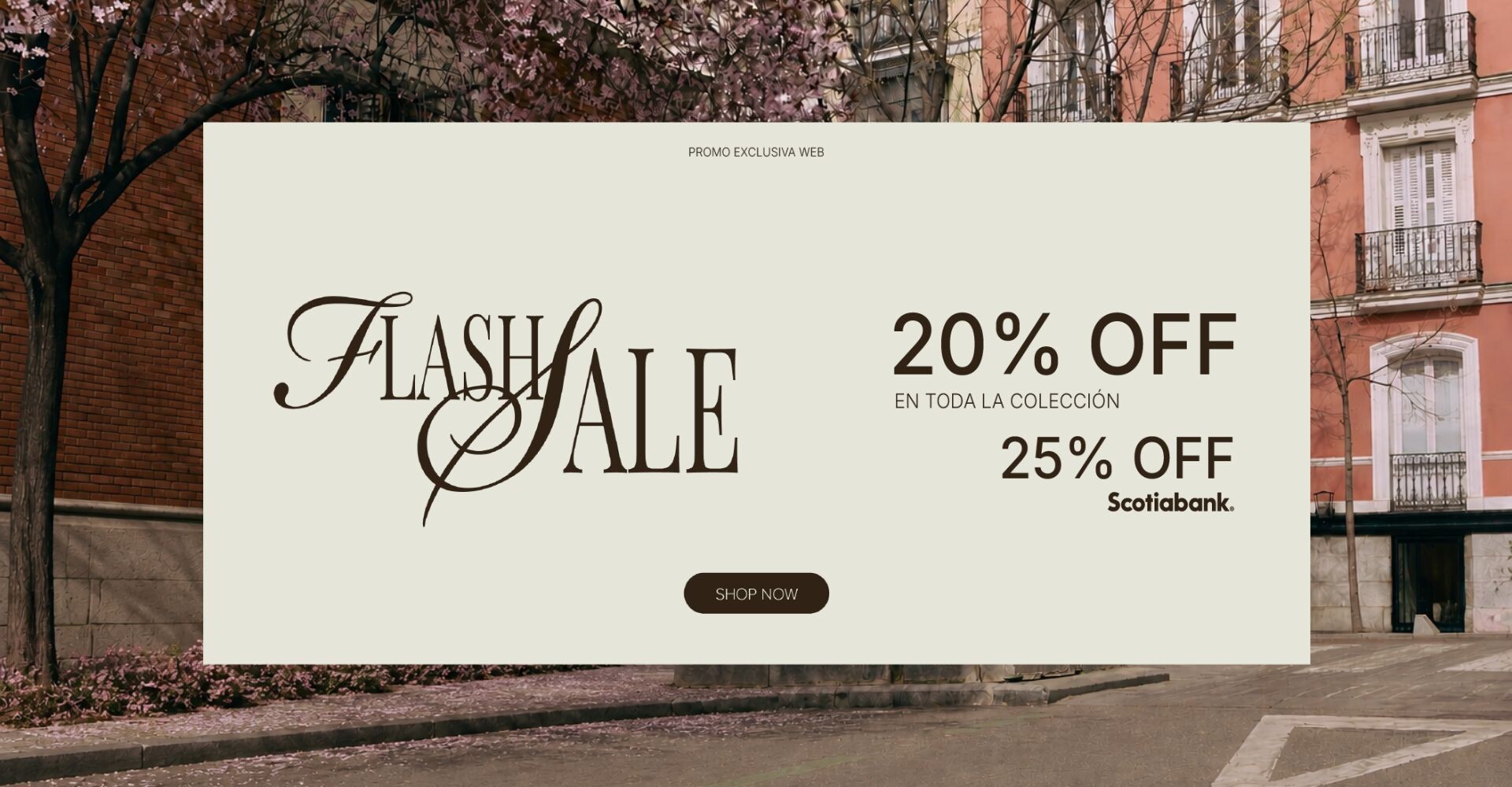Flash sale 20%