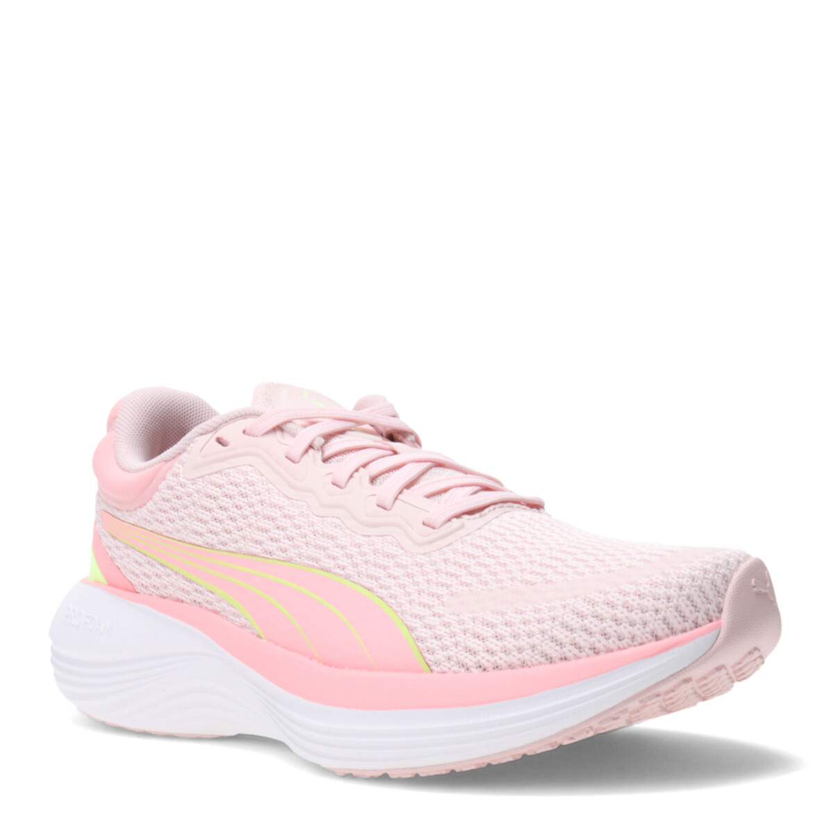 Championes de Mujer Puma Scend Pro - Rosado coral - Amarillo Fluo 