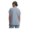 Remera UA Rival Cotton Wash SS Mujer 6013562-448 Azul