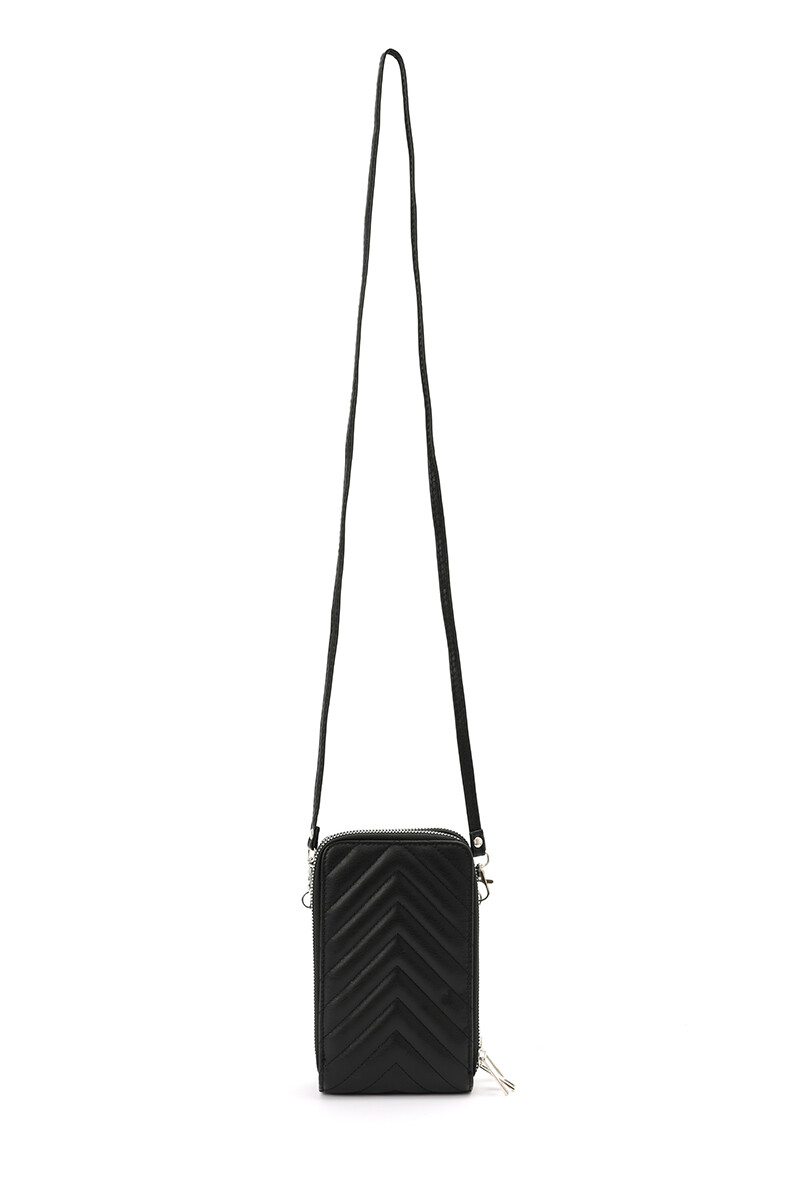 Porta celular PU Negro