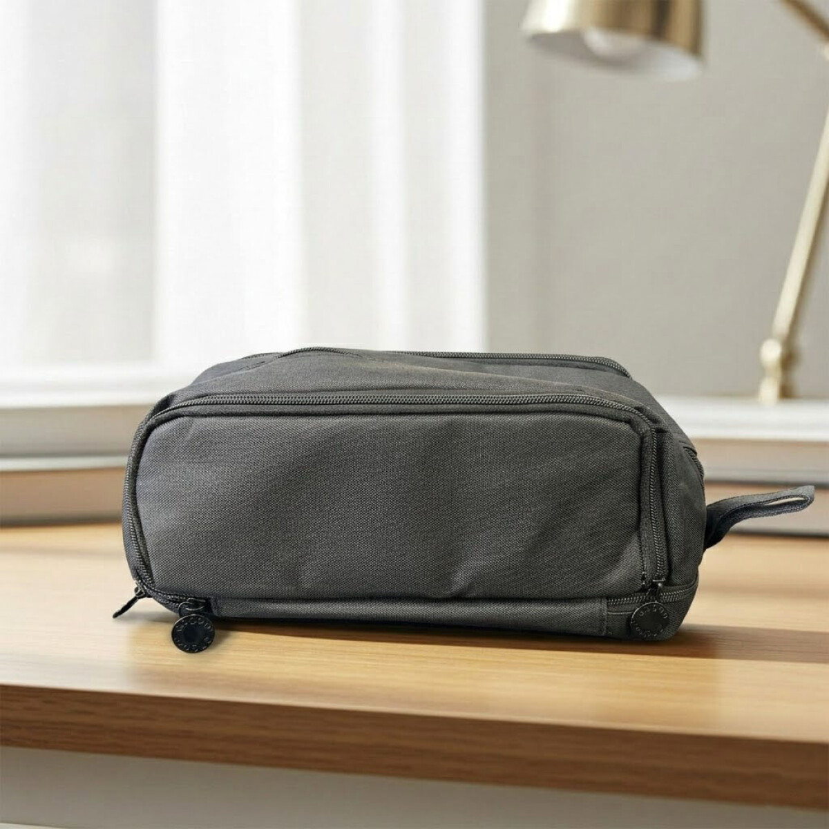 Cartuchera Escolar Liceo Escuela Organizador 4 Cierres XL - Negro 