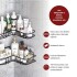 Organizador de Baño Esquinero Adhesivo Repisa de Ducha Set x2 IMBACK Color Negro Organizador de Baño Esquinero Adhesivo Repisa de Ducha Set x2 IMBACK Color Negro