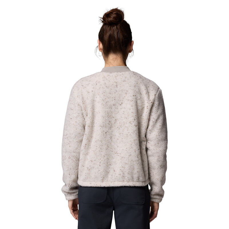 Campera Stellar Path Fleece Bomber Mujer DARK STONE