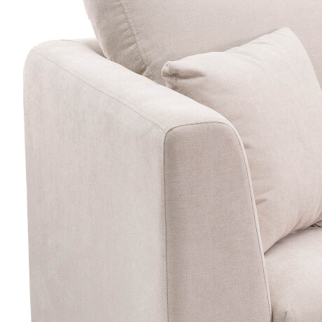 Sofá Belfast - Tela Microfibra - 2 cuerpos 2203 (Beige)