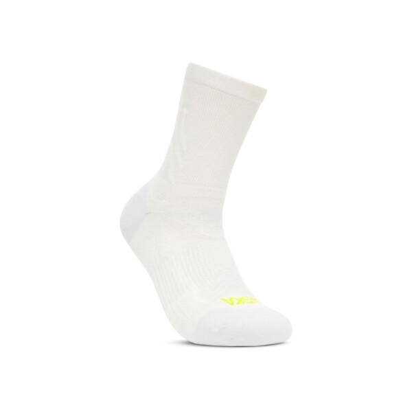 Hoka Medias Bondi Quarter Run - Blanco Blanco