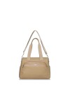 Cartera con bolsillo frontal Beige