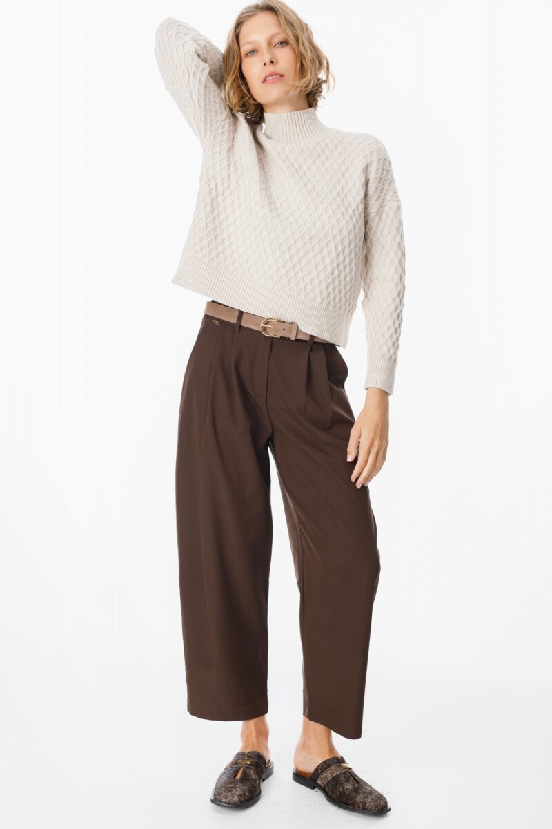 Pantalon Clamp Marron
