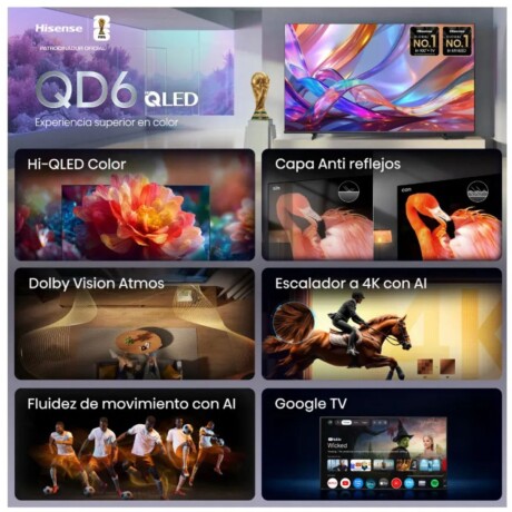 HISENSE SMART TV 55 QLED 55QD68SG V01