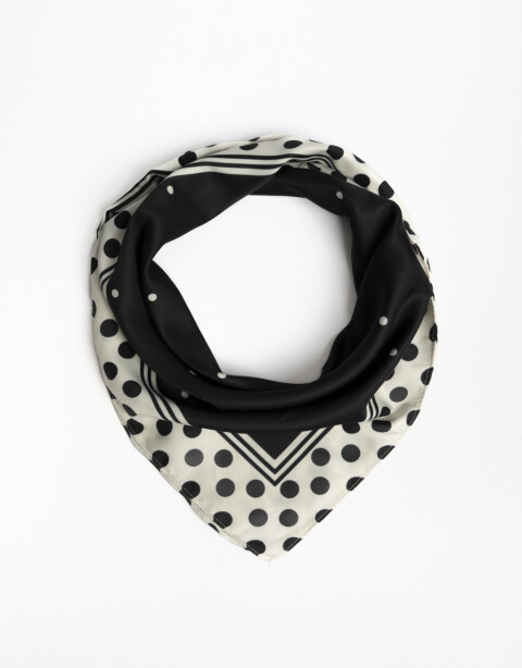 Pañuelos Raso Geométrico Pañuelo De Material Reciclado - Estampado Lunares