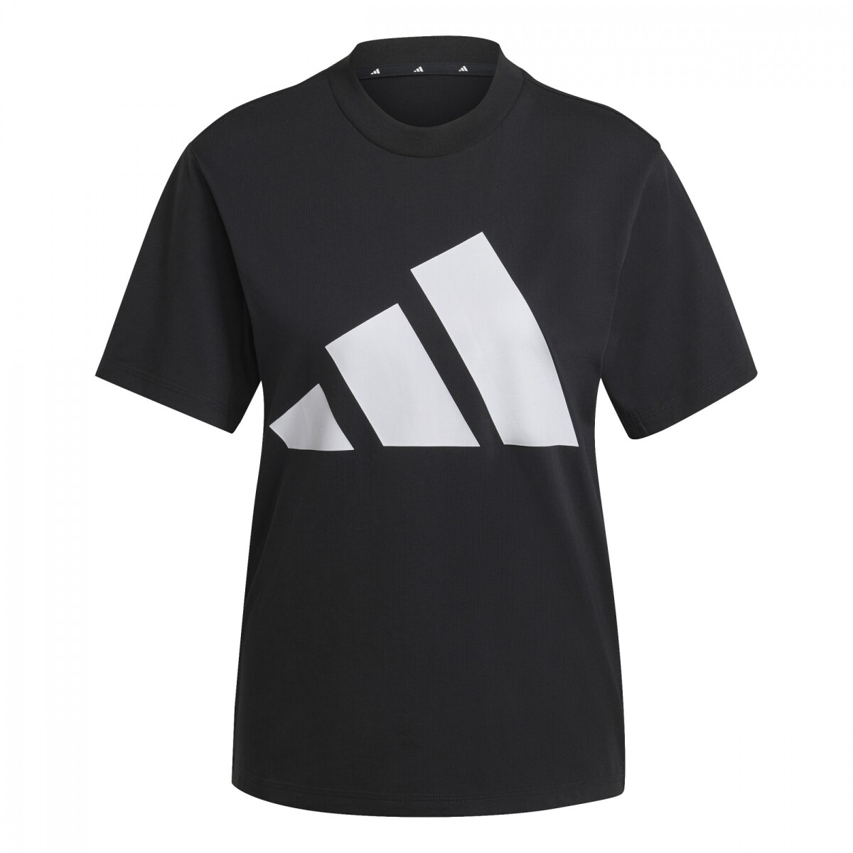 Remera Essentials Big Logo Cotton de Mujer - Negro 