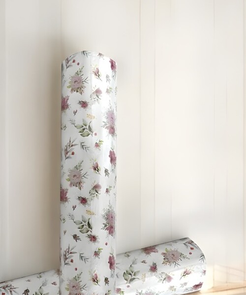 Papel regalo bobina 60 cm. x 100 mts FLOWERS