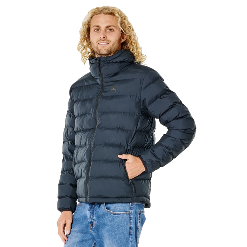 Campera Rip Curl Anti Series Elite Puff Hood-Negra Campera Rip Curl Anti Series Elite Puff Hood-Negra