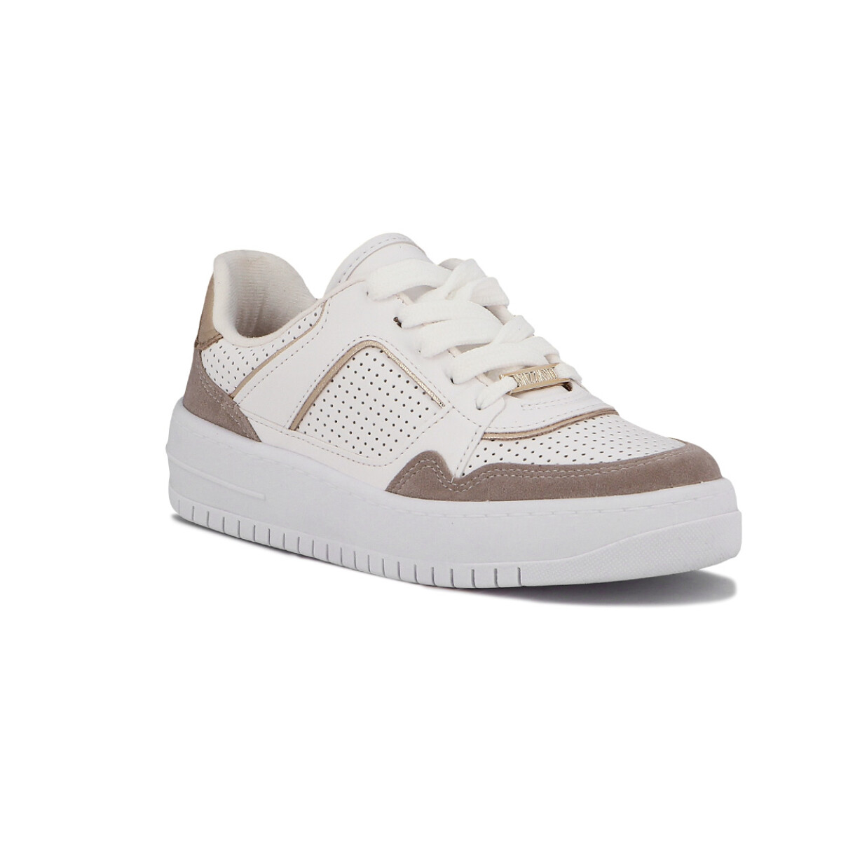 Championes Vizzano Mujer Casual - Blanco-oro 