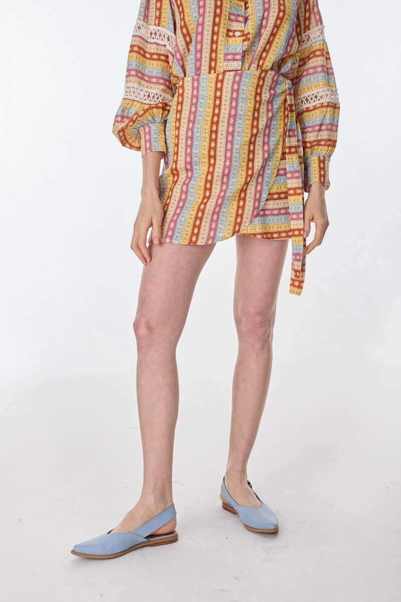 Falda Hibisco - Estampa Lotos 