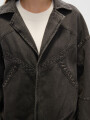 Campera Filoi Gris Oscuro
