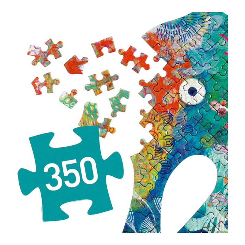 Puzzle Silueta Caballito de Mar Djeco Puzzle Silueta Caballito de Mar Djeco