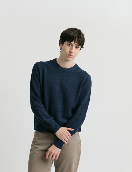 470982 SWEATER HARRY Azul Piedra