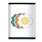 Cuaderno Campus 48 Hojas Liso Flor de Colores