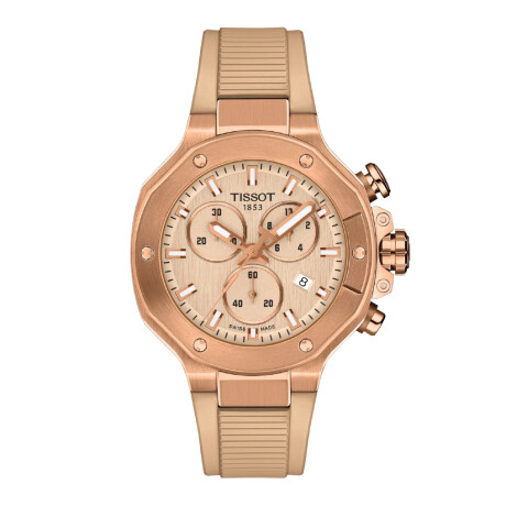 Reloj TISSOT T-RACE 38mm color Nude con correa de silicona Reloj TISSOT T-RACE 38mm color Nude con correa de silicona