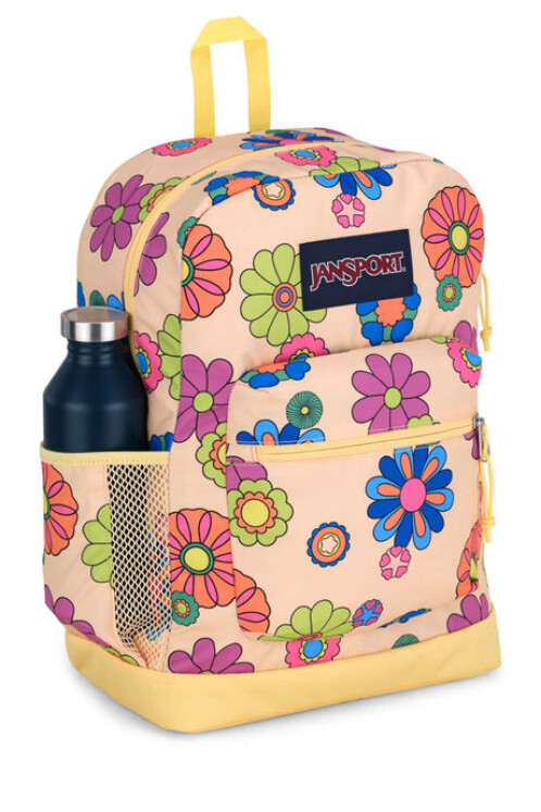 MOCHILA JANSPORT CROSS TOWN PLUS POWER TO THE FLOWER