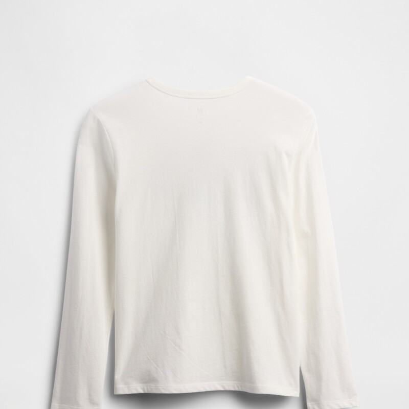 V-FRCH LS LOGO TEE NEW OFF WHITE