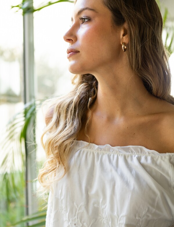 Blusa Broderie BLANCO