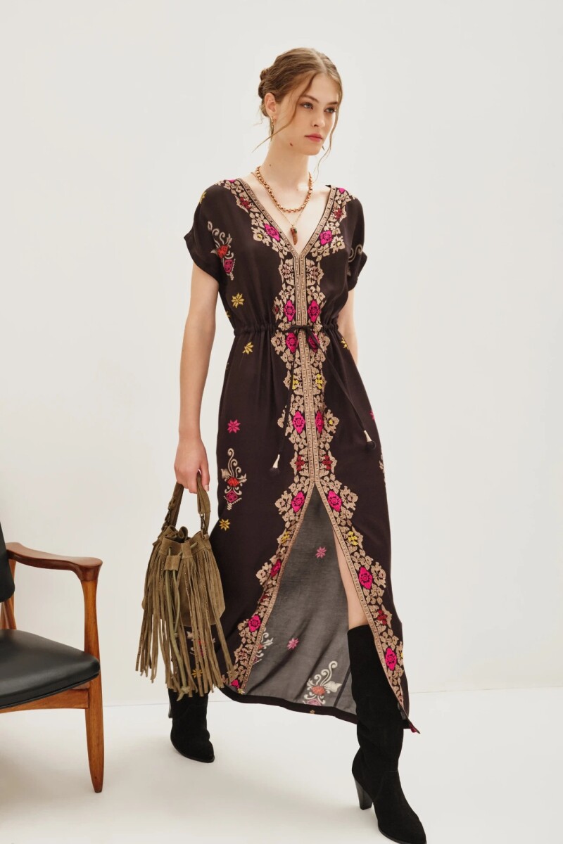 Vestido Buganda Nomadic Negro
