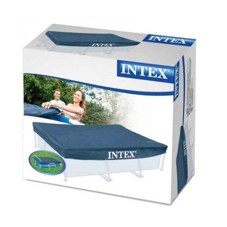 Cobertor Intex P/ Piscina Rectangular 3x2mts Lona Inx028038