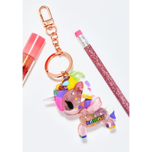 Llavero Tokidoki Tokimeki Unicornio Brillantina Figura Llavero Tokidoki Tokimeki Unicornio Brillantina Figura