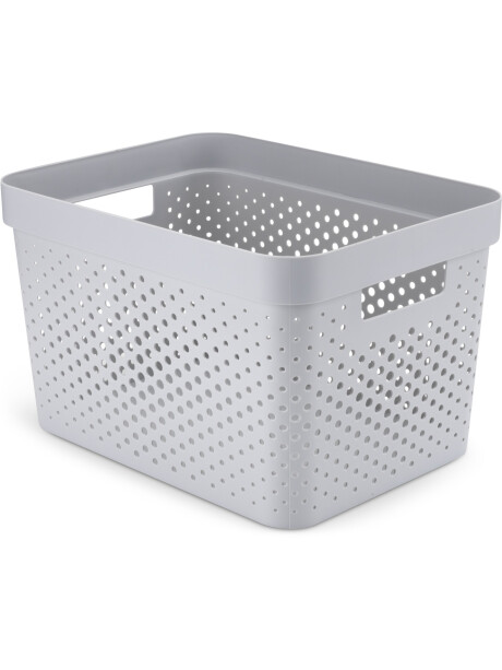 Cesta INFINITY 17L plástico gris Cesta INFINITY 17L plástico gris