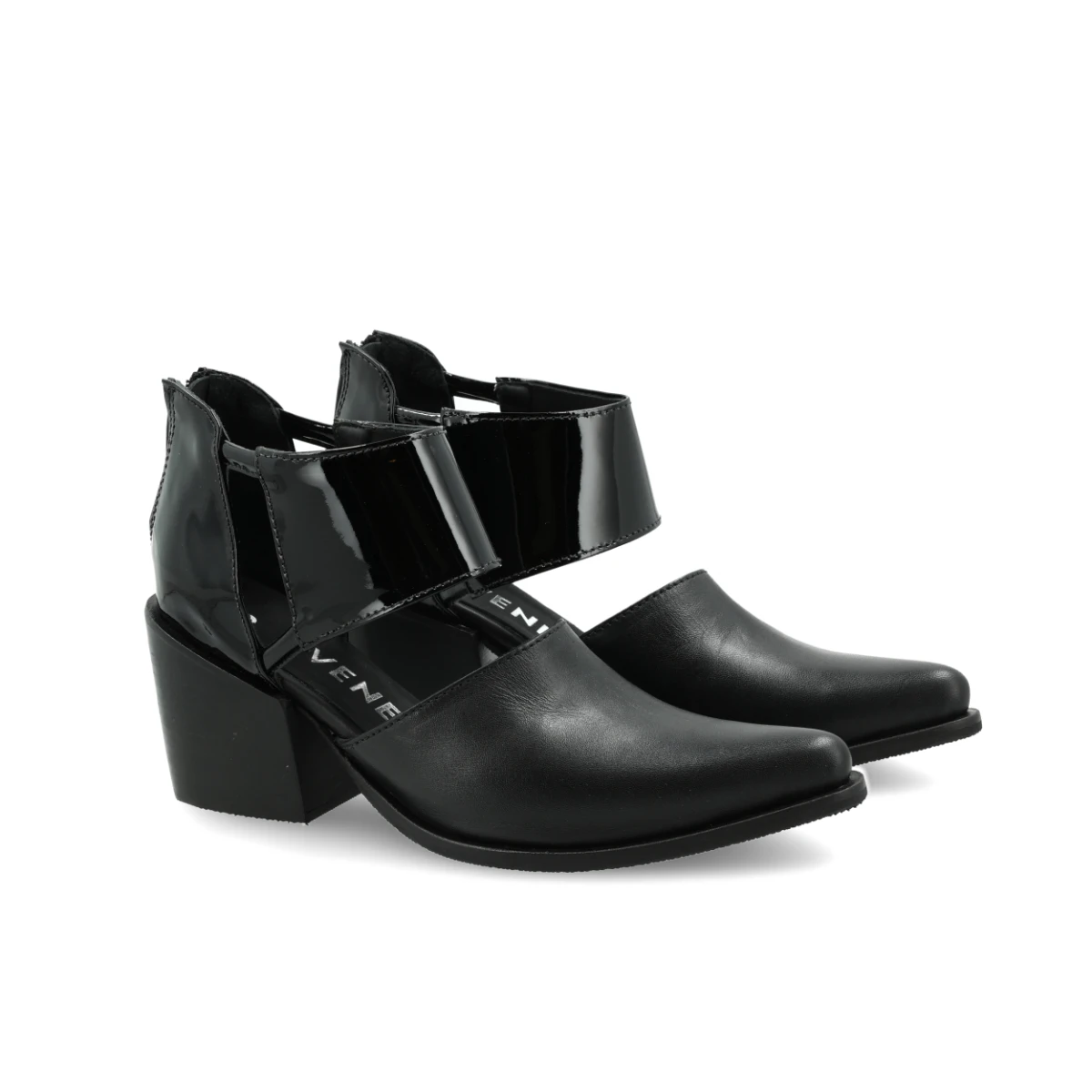 ZAPATO VENET - CUERO MORELIA - NEGRO 