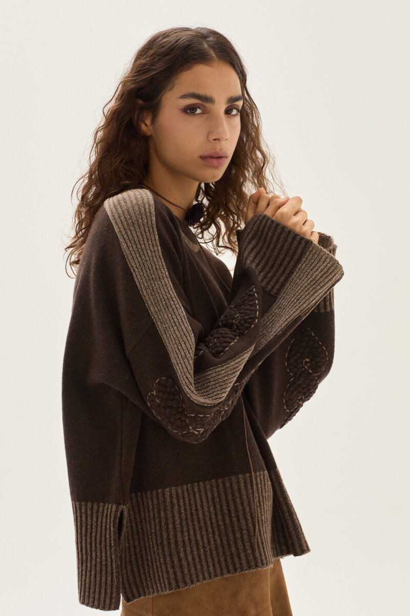 Sweater Cuore Chocolate