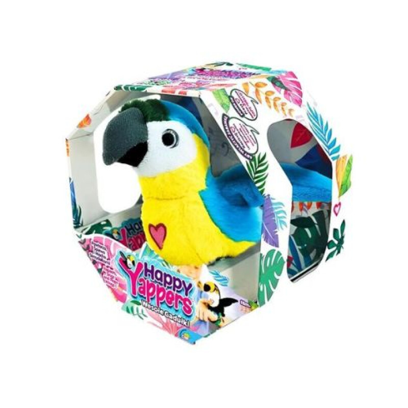 Happy Yappers Aves de Peluche Interactivas con Pulsera Happy Yappers Aves De Peluche Interactivas Con Pulsera