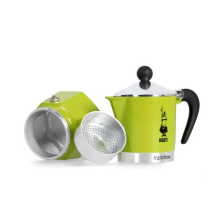 Cafetera Moka Rainbow Verde 130ml Bialetti Cafetera Moka Rainbow Verde 130ml Bialetti