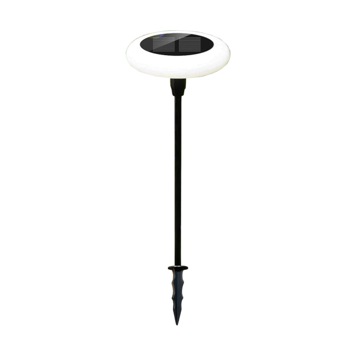 Poste caminero solar negro 125Lm/W cálida Ø115X750 - IX4972 