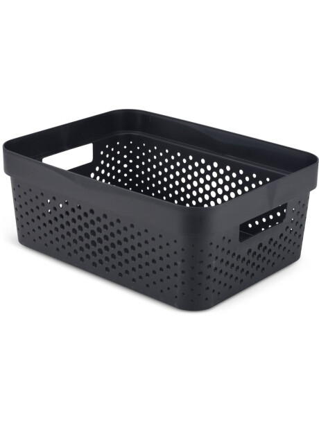 Cesta INFINITY 11L plástico negro Cesta INFINITY 11L plástico negro