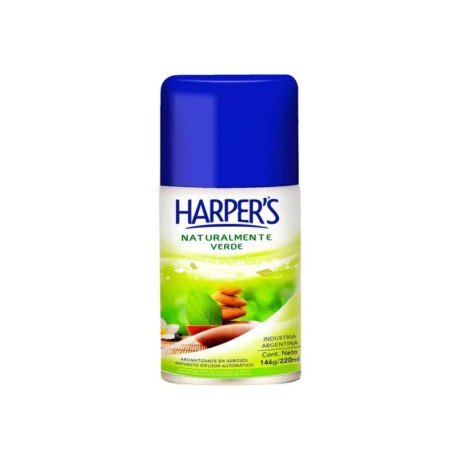 AROMATIZADOR REPUESTO HARPERS NATURALMENTE VERDE 220ML AROMATIZADOR REPUESTO HARPERS NATURALMENTE VERDE 220ML