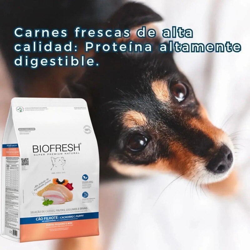 BIOFRESH PERROS CACHORROS RAZAS PEQUEÑAS Y MINI 10.1 KG