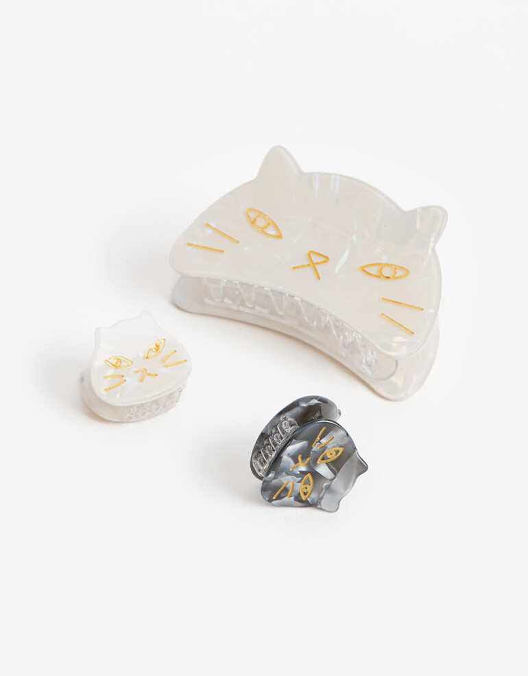 Broches Sets Animales Set De Broches Acrílico - Combinacion Bicolor